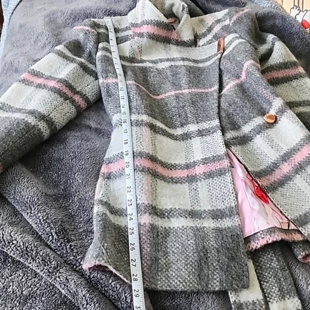 Ted Baker Check Coat - Picture 15 of 16